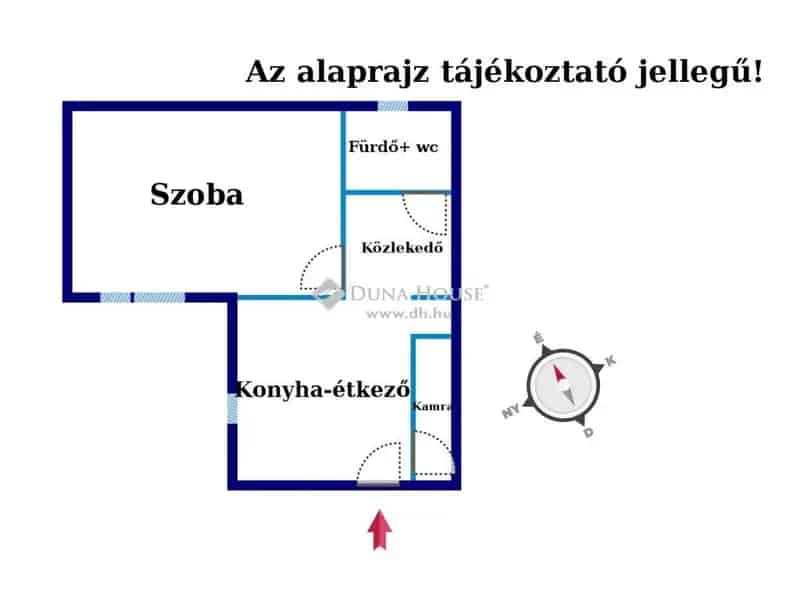 Felújított kertkapcsolatos lakás Cegléd belvárosában