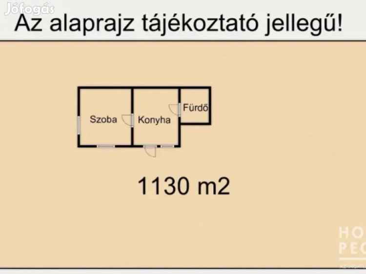 Eladó zártkert Domaszéken 1+1 szobás házzal terasszal