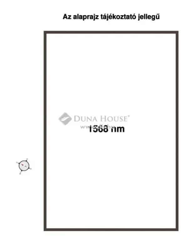 Zákányszék építési telek eladó 1568 nm fóliasátorral