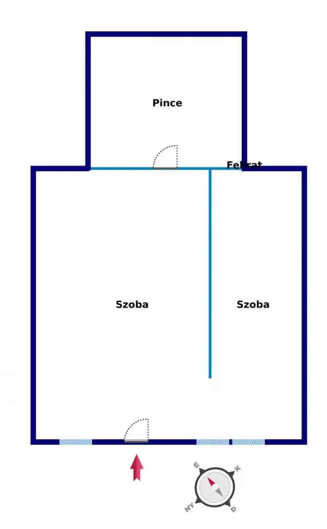 Hajósi Borospince - Felújítandó