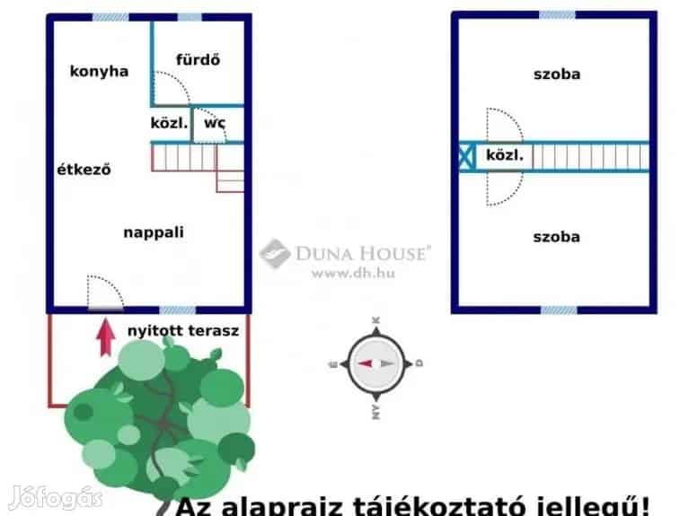 68 nm-es felujitott nyaraló Siófok Aranyparton