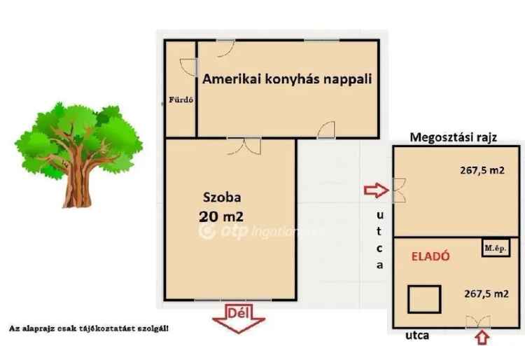 50 nm-es felújított családi ház eladó Budapest XXII. kerületben