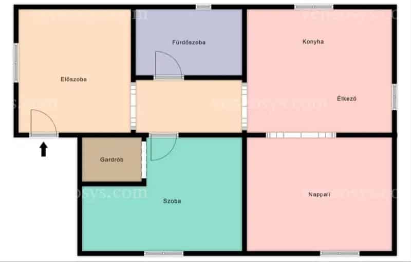 Felújított családi ház Mosonmagyaróváron - 82m² - Kert - Garázs