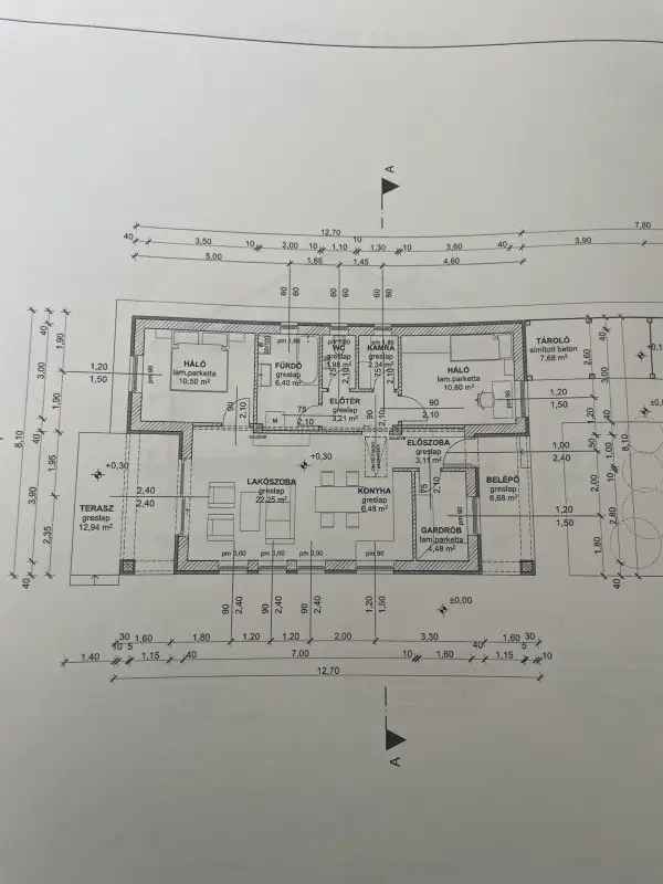 Dabason eladó 71 nm-es 2 1 félszobás társasházi lakás