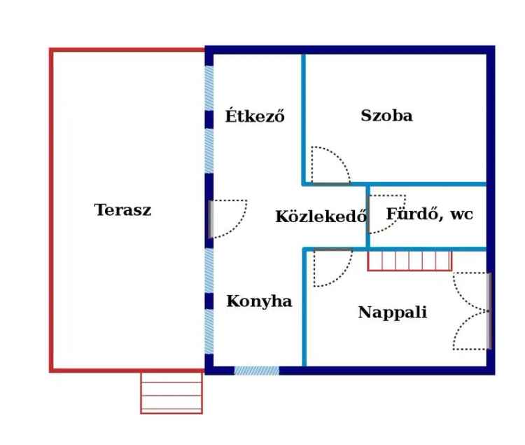 Sopron-Balf közt eladó ház 75nm 2 szintes 3406m2 telken