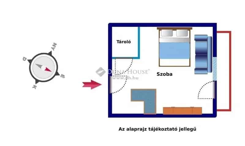 Pusztazámoron 2202 m2-es telek 25 m2-es házikóval