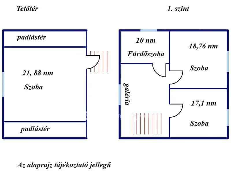 240 nm-es 5 szobás családi ház Zagyvarékas központjában