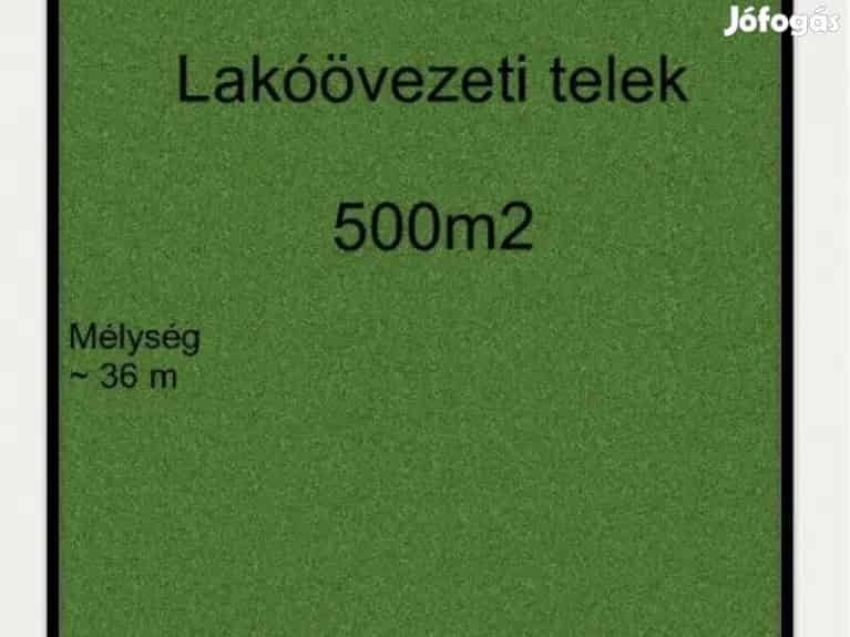 Alsóvárosi építési telek eladó 500 m2 30 beépíthetőség