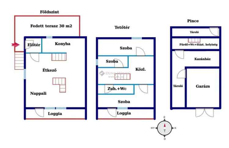 Nyiregyhaza Sóstógyógyfürdő 144 nm-es 3 szobás ikerhaz eladó