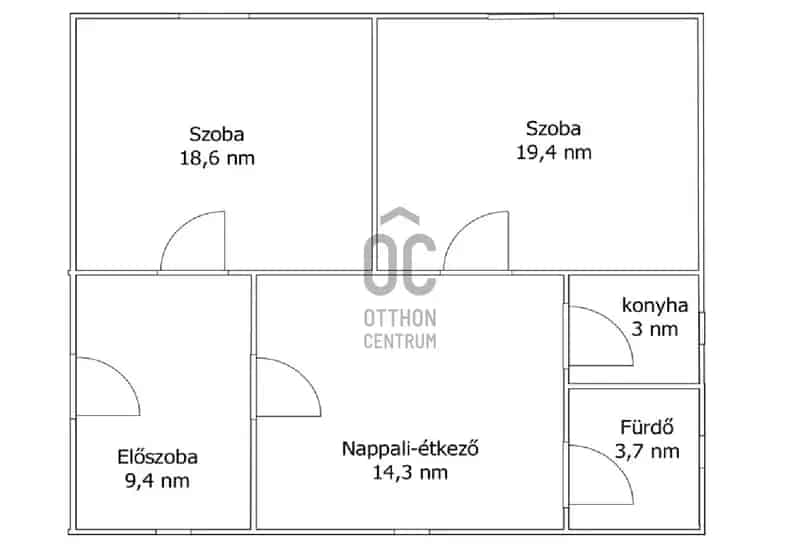68 nm-es családi ház Kisvárda közelében