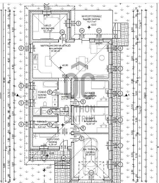 129 nm-es 3 szobás családi ház 703 nm-es telken