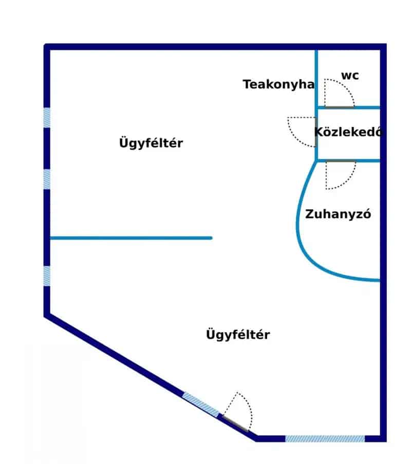 61m2-es Felujitott Uzlethelyiseg Elado Pecs Belvarosaban
