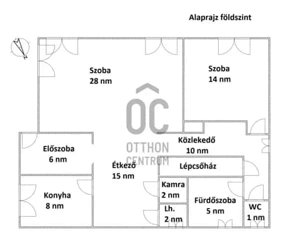 Nézsai családi ház eladó két lakóegységgel panorámás telken