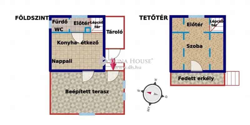 Győr közeli csendes ház eladó 36nm 933nm telken felújitva