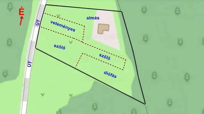 Zalakoppány gazdasági épület eladó 55nm borospince 3853nm telek