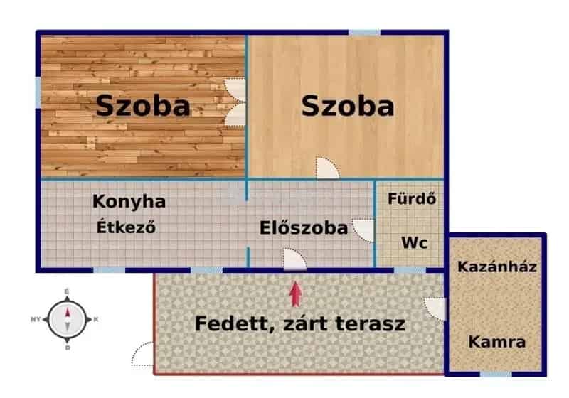 2 szobás tanya eladó melléképületekkel és vendégházzal