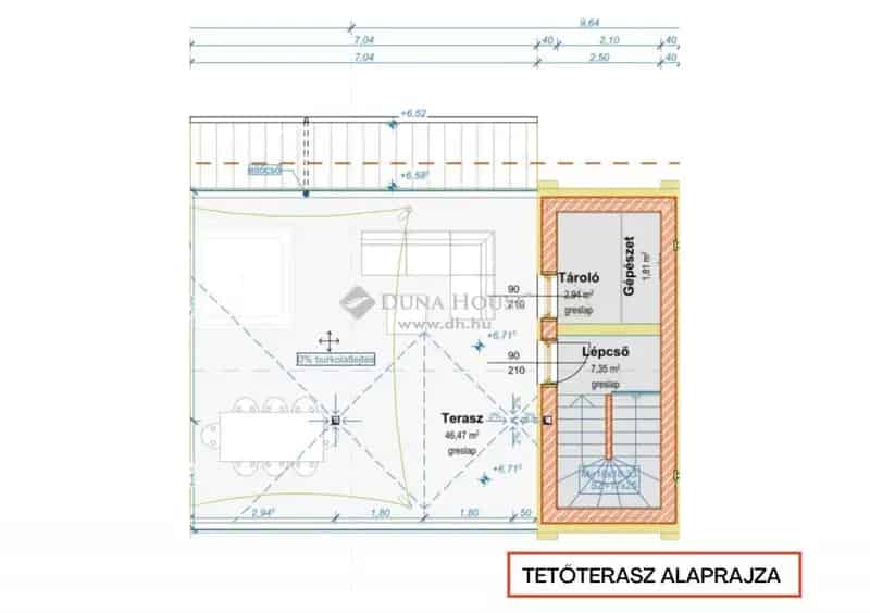 Mogyoród Luxus Kertkapcsolatos Panorámás Tetőteraszos Lakás Garázzsal