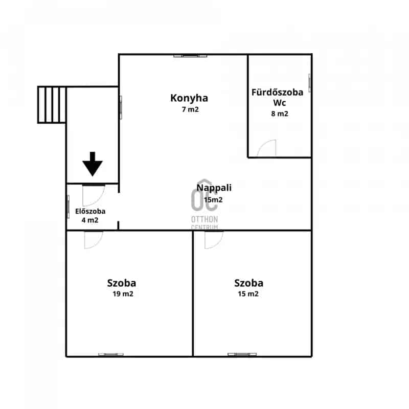 92 m2-es ház 5200 m2-es telken bővítéssel - Csendes, nyugodt környék