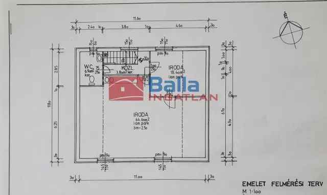 Érd Parkváros 190 m2-es családi ház eladó dupla garázzsal