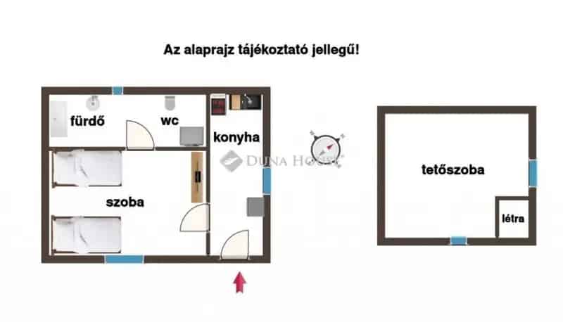 Dunavarsány üdülőövezeti kisház eladó - Duna-part közel