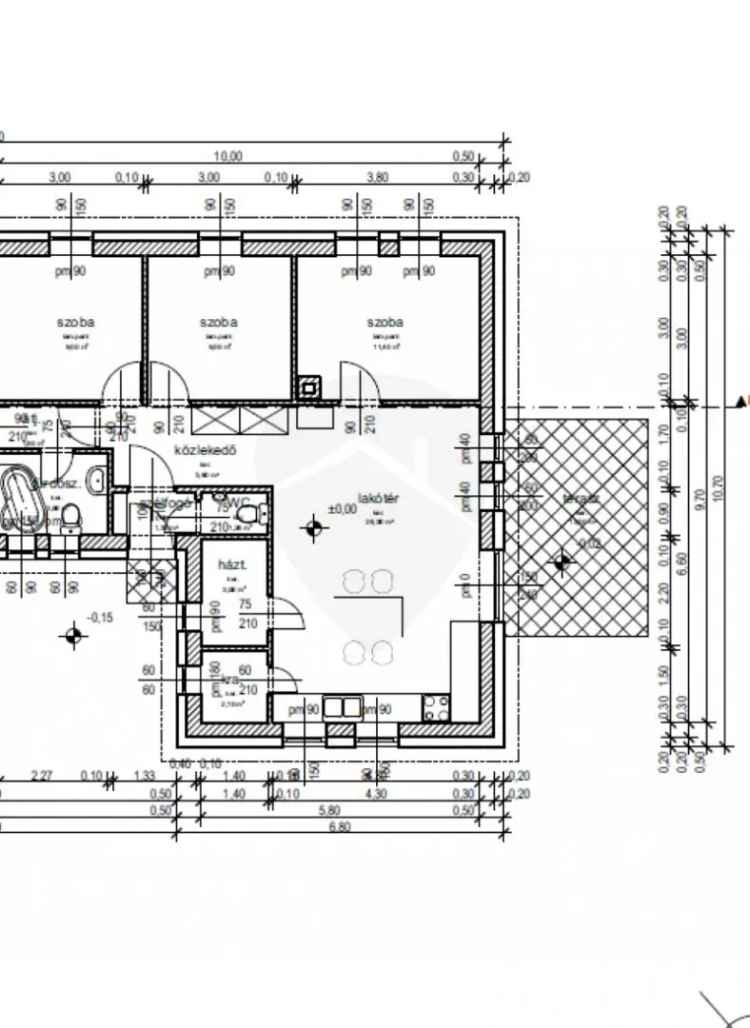84 m2-es Etyeki Ikerház - 3 Hálószoba - Modern Kivitel