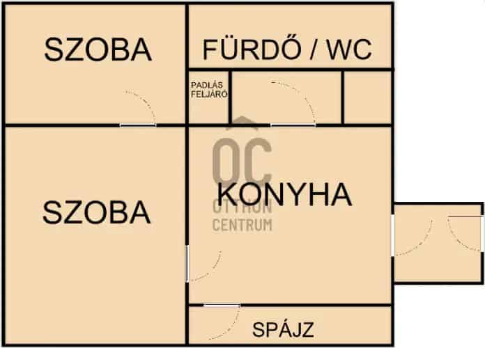 Eladó házrész Kiskunfélegyházán - 68 nm - 470 nm kert - Garázs