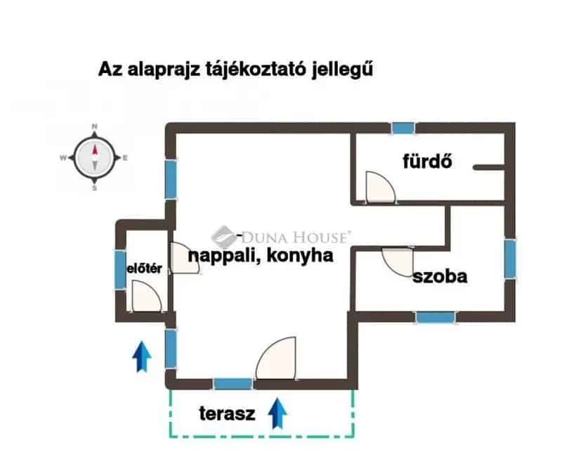 66nm-es Tégla Családi Ház Eladó Ösküön