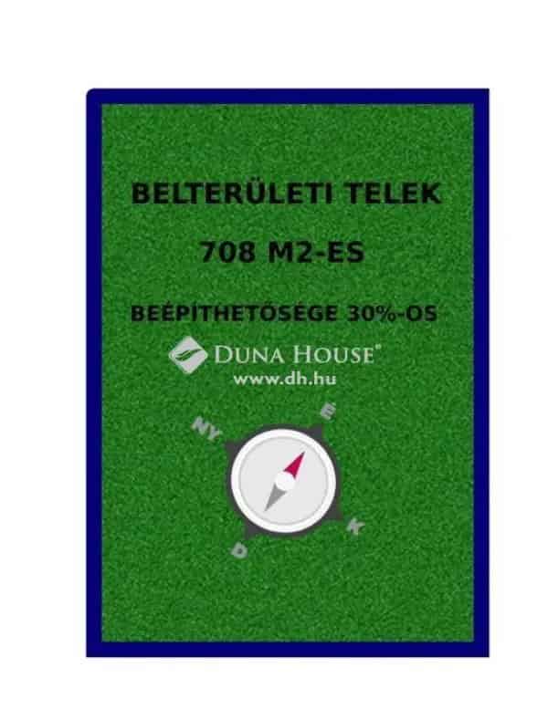 708 m2-es építési telek Nyárlőrincen eladó