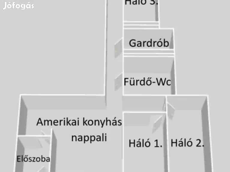 Kertkapcsolatos 3 szobás házrész Zuglóban dupla terasszal