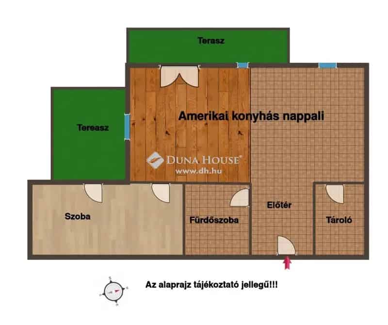 Egri panorámás társasházi lakás eladó