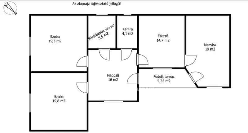 Kánya - 100 5 m2-es családi ház 4003 m2-es telekkel