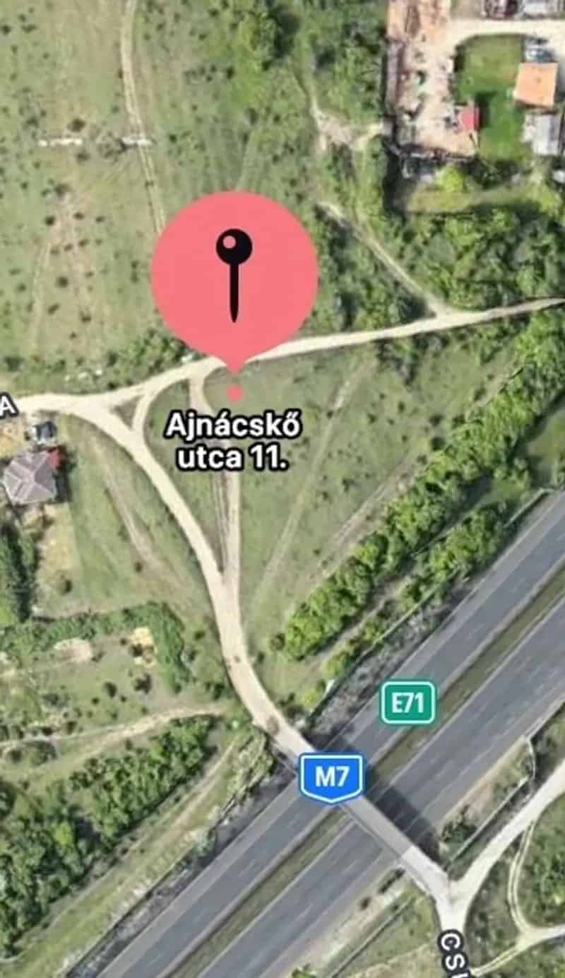 Építési telek Érd Parkvárosban 1617 m²