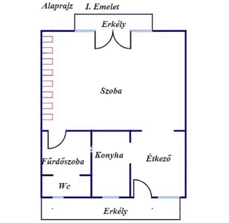 Belvárosi 3 szoba + nappalis családi ház eladó