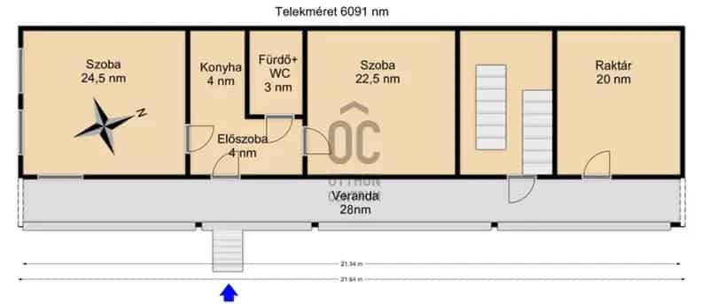 Csányi családi ház eladó nagy telken - több hasznosítási lehetőséggel