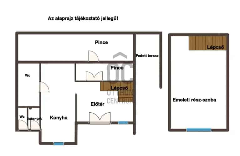 Kötcsei eladó luxuspince panorámás kilátással