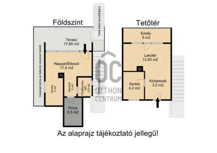 Hétvégi ház eladó Kulcson Duna-part közelében