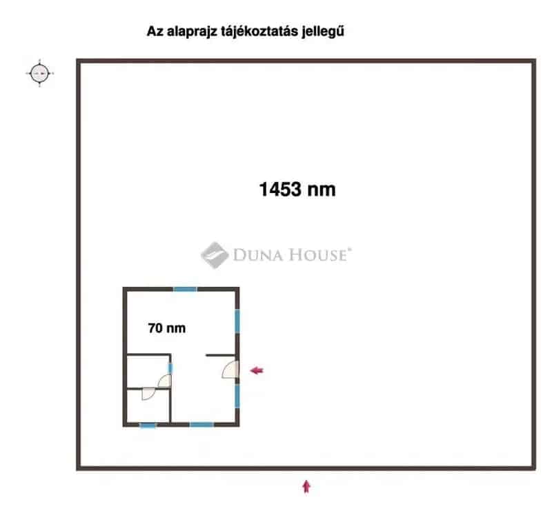 Szegedi zártkert eladó 1453 m2-en felújítandó épülettel