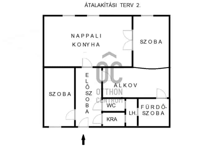 Budapest VII ker Ligetváros 75 nm-es 2 szobás lakás eladó