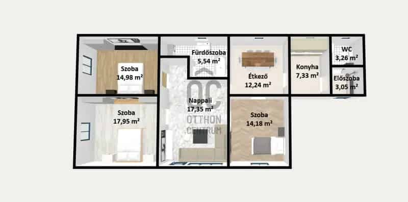 Nádudvari családi ház eladó - 4 szoba, garázs, kert