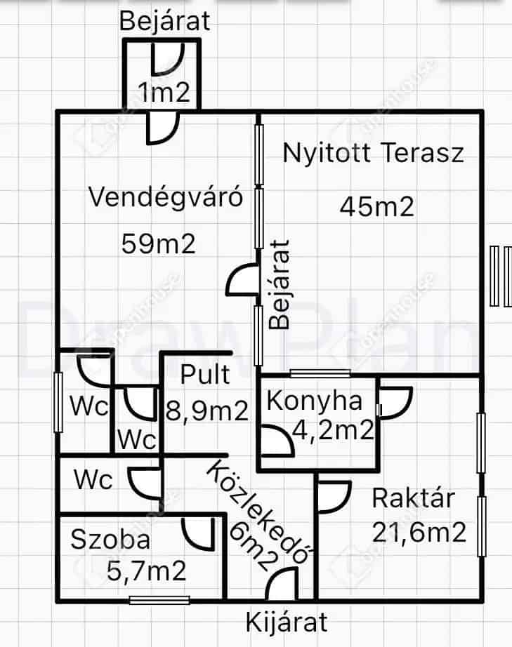 Murakeresztúr családi ház eladó - 1 szoba konyha, kert, garázs
