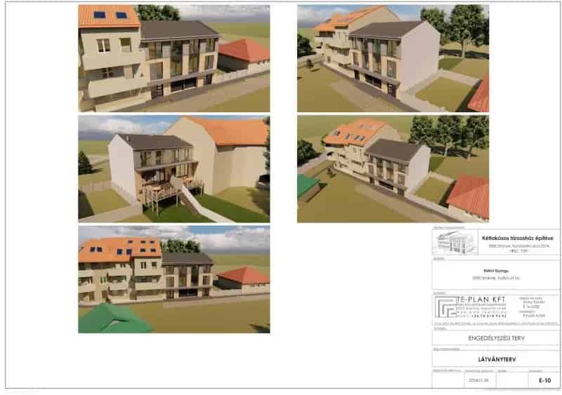 Szolnok Konstantin utca 359 m2-es építési telek eladó építési tervvel