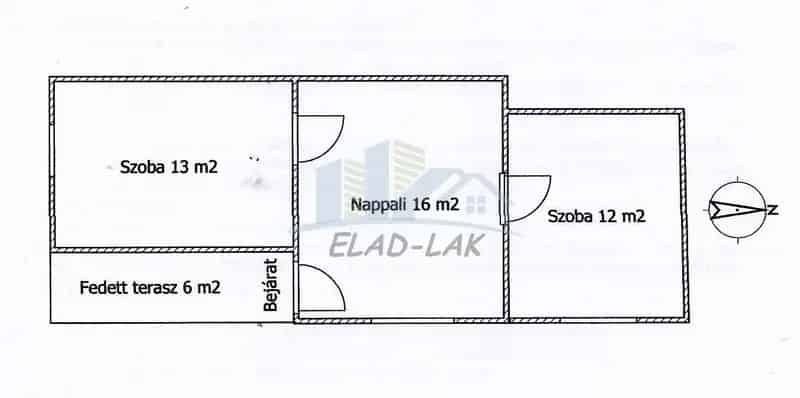 Szombathelyi kiskert 41 m2-es házzal eladó
