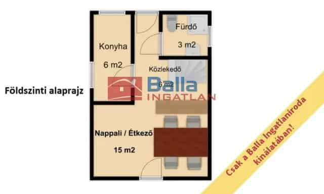 Verőce Családi ház Eladó 60nm 2 szoba Erdő