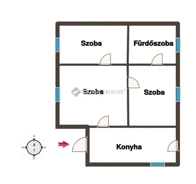 Jászberényi családi ház eladó 1421 nm-es telken
