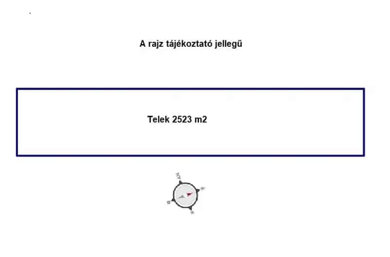 2523 m2-es Építési Telek Dabas Gyónon