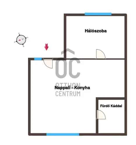 Bicskei elado családi sorház 35nm kerttel