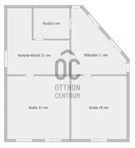 Tolnai családi ház eladó 74 m2 2 szoba központban