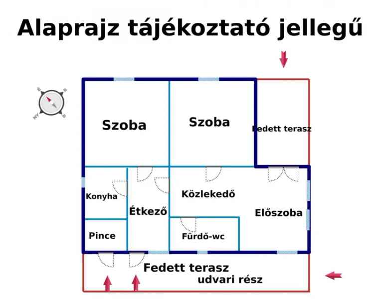 Hercegszántói családi ház eladó 105 nm 2 szoba