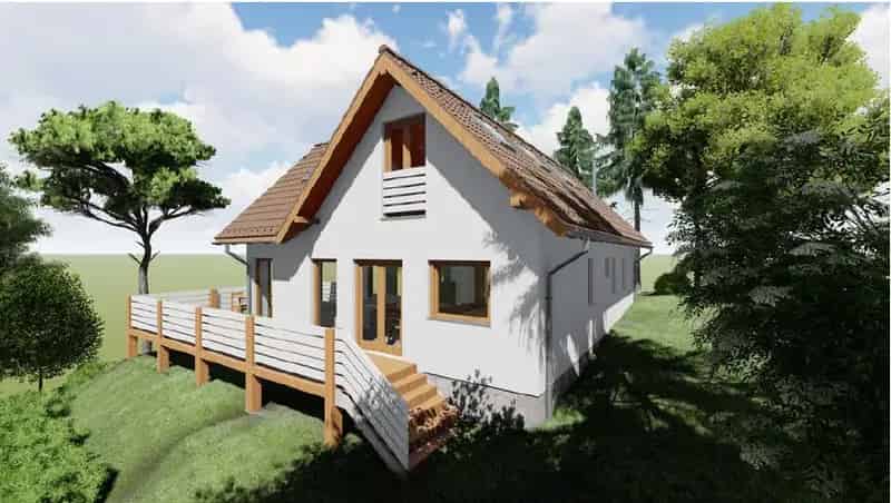 Szentendre: 849 m2-es építési telek eladó, háztervekkel