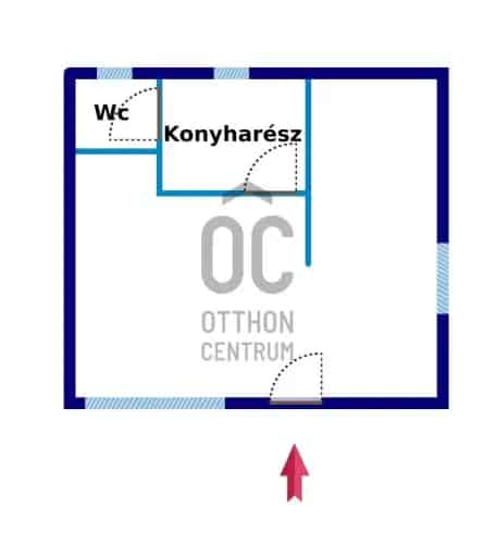 Majsi eladó házrész 50nm kerttel